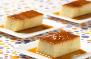 Crema volteada de manjar